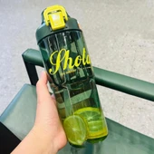 Shotay Class Tritan Bardak Matara 950Ml Yeşil thumbnail 2