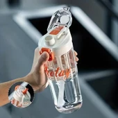 Shotay Class Tritan Bardak Matara 950Ml Beyaz thumbnail 2