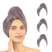 3'lü Paket Mikrofiber Saç Havlusu thumbnail 1