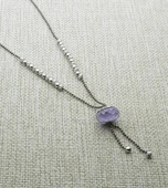 Swarovski Taş Dorika Gümüş Kolye thumbnail 2