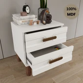 Zen 2 çekmeceli MDF komodin thumbnail 3