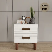 Zen 2 çekmeceli MDF komodin thumbnail 1
