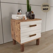 Zen 2 çekmeceli MDF komodin thumbnail 2