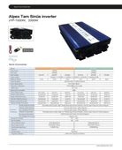 ALPEX 2000 WATT 24 VOLT TAM SİNÜS İNVERTER thumbnail 2