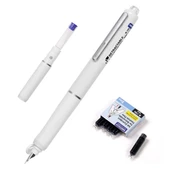 WRITECH W-784 BASMALI DOLMA KALEM BEYAZ - BLİSTER thumbnail 1