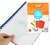 SARFF A4 BUZLU ŞEFFAF PVC CİLT KAPAKLARI - 100ADET thumbnail 2