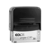 COLOP PRINTER C50 SİYAH KASA KURU KEÇE - 30X69MM thumbnail 1