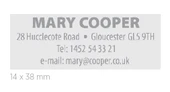 COLOP PRINTER C20 MAVİ KASA MAVİ KEÇE - 14X38MM thumbnail 3