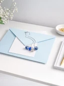 925 Ayar Gümüş Azure Elegance Charm Kolye thumbnail 4
