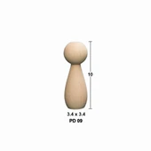 Boyanabilir Peg Doll  PD09 thumbnail 1