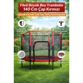 Fileli 140 cm Büyük Boy Trambolin thumbnail 2