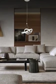 Luna Lighting Tekli Led Spor Modern Avize thumbnail 1