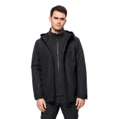 Jack Wolfskin Taubenberg 3IN1 Jacket Mont Siyah thumbnail 10