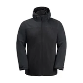 Jack Wolfskin Taubenberg 3IN1 Jacket Mont Siyah thumbnail 1