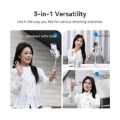 Ulanzi JJ02 Extendable Telefon Tripod Grip Beyaz thumbnail 3