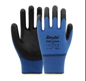 BEYBİ PN5 ZEBRA POLYESTER ÖRME NİTRİL ELDİVEN thumbnail 8