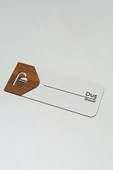 Duş Kapı Tabelası | MDF Yönlendirme Levhası | 19x7 cm thumbnail 3