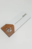 Sauna Kapı Tabelası | MDF Yönlendirme Levhası | 19x7 cm thumbnail 2