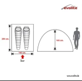 Evolite Trip Mono Dome 2 Kişilik Çadır thumbnail 5