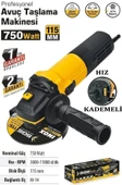511 Devir Ayarlı Avuç Taşlama 115 750 Watt thumbnail 2