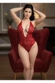 Kırmızı Taşlı Bodysuit thumbnail 7