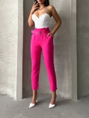 Kemerli havuç pantolon thumbnail 4