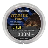 Okuma Atomic Carp Nylon Clear Color 300m Misina thumbnail 11