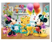 Lisanslı 30 Parça Mickey Mouse Puzzle 2118 thumbnail 2