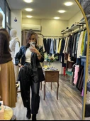 Deri Blazer Ceket - Siyah thumbnail 2