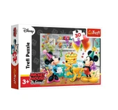 Lisanslı 30 Parça Mickey Mouse Puzzle 2118 thumbnail 1