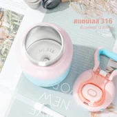 Dodge Intested Colors Çelik Termos Matara Çocuk 750Ml A.Pembe Mavi thumbnail 5