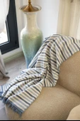 Cotton Collection Tv Battaniyesi İndigo thumbnail 2