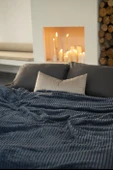 La Notte Çift Kişilik Battaniye Denim thumbnail 2