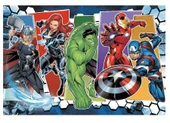 Lisanslı 60 Parça Avengers Puzzle 3574 thumbnail 1