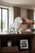 Aslan Figürlü Dekoratif Biblo thumbnail 2