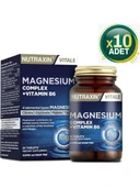 Nutraxin Magnesium Complex + Vitamin B6 60 Tablet 10 Adet thumbnail 1