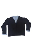 Gömlek Detaylı İkili Görünümlü Sweatshirt thumbnail 6