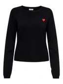 15363326 JDYKATE L/S O-NECK EMB. PULLOVER KNT thumbnail 2