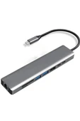 Type-c To Hdtv Multifunction Adapter 8 Port Kablo thumbnail 1