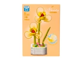 Building Block Flower 134 Parça Sarı Orkide thumbnail 2