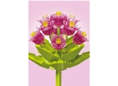 Building Block Flower 138 Parça Violet thumbnail 4