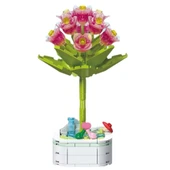 Building Block Flower 138 Parça Violet thumbnail 1