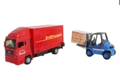 Man Kırmızı Kamyon ve Forklift thumbnail 2