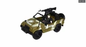 Combat Force Figür ve Askeri Jeep thumbnail 2