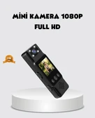 180 Derece Dönebilen Mini Kamera Full Hd Tft Ekran Hareket Sensörlü thumbnail 1