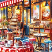 20809 PUZZLE 1000 KAHVE COFFEE STORE thumbnail 2