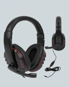 Kırmızı  Headset Mikrofonlu Sağlam Kablolu Konforlu thumbnail 4
