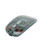 Bluetooth Ve 2.4g Usb Destekli Pilli Kablosuz Şeffaf Mouse thumbnail 6