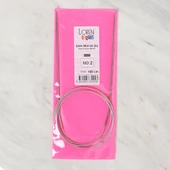 Loren Crafts 3 mm Çelik Misinalı Şiş 100 cm thumbnail 2