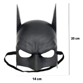 Siyah Çocuk Batman Maskesi Lastikli thumbnail 2